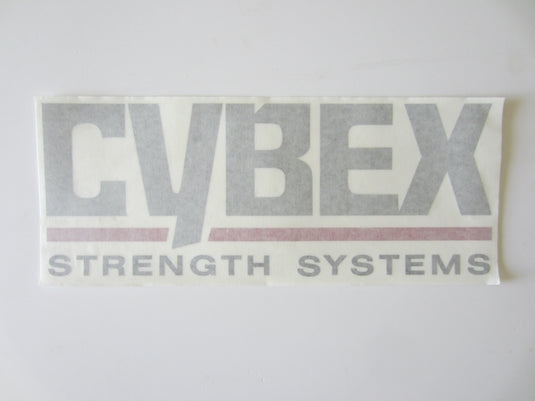 Cybex Strength Systems Decal  15.5