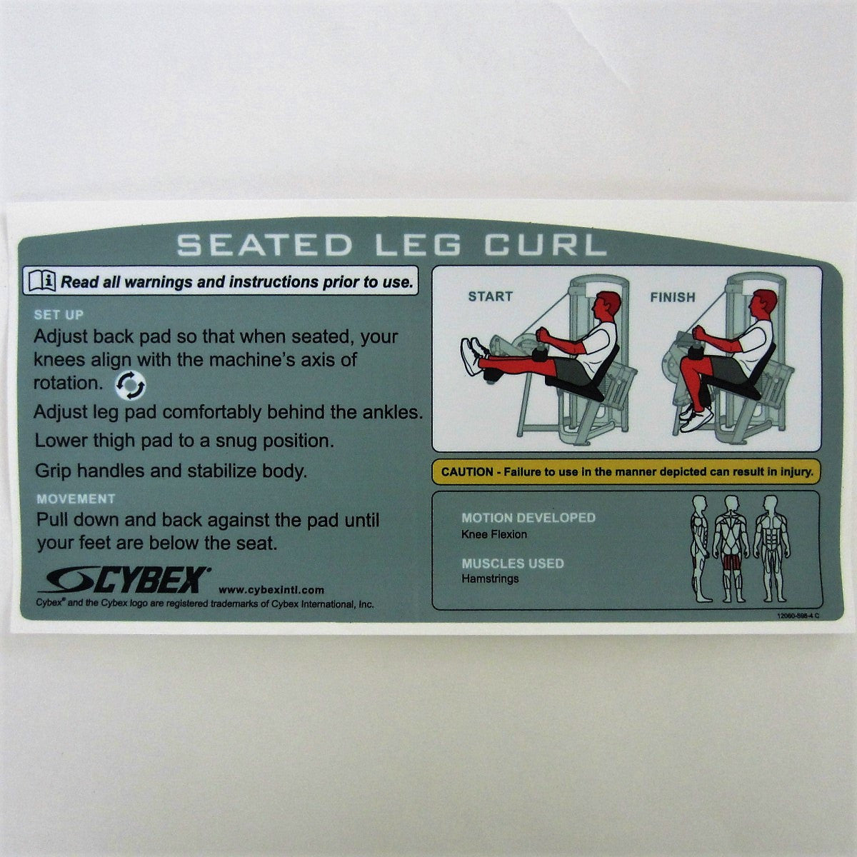Cybex vr3 seated leg curl new arrivals