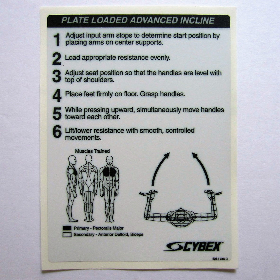 cybex plate loaded incline press Cybex Plate Loaded Advanced Incline – FitnessGraphics.com