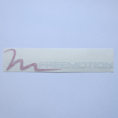 Freemotion Decal Red & White 10