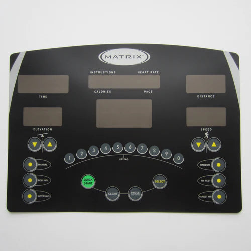 Matrix T5X-G3 Treadmill Overlay and Keypad