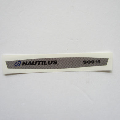 StairMaster / Nautilus SC916 Display Decal