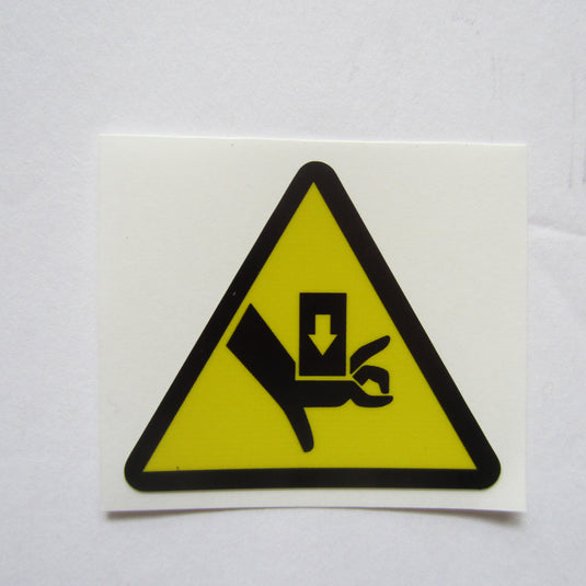Triangle Warning Decal 1 1/2