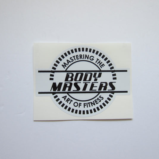 Mastering The Art of Fitness Decal Black and White 6