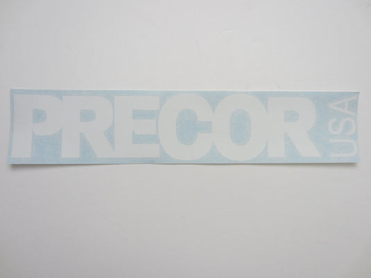 Precor USA Decals White