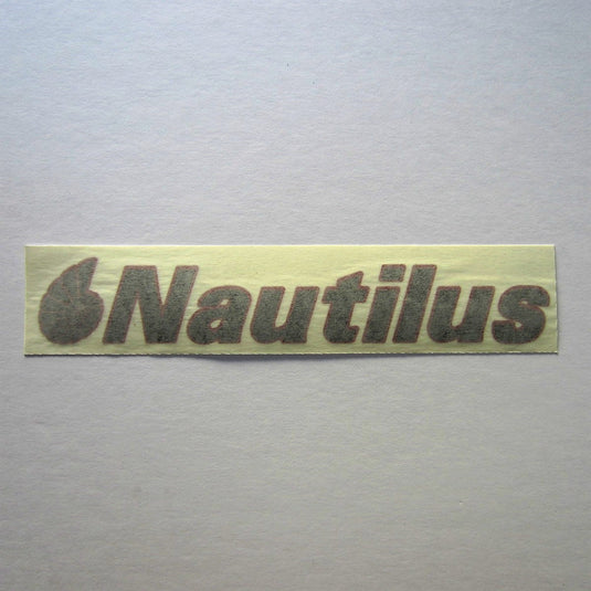 Nautilus Decal Black w/ Red Outline