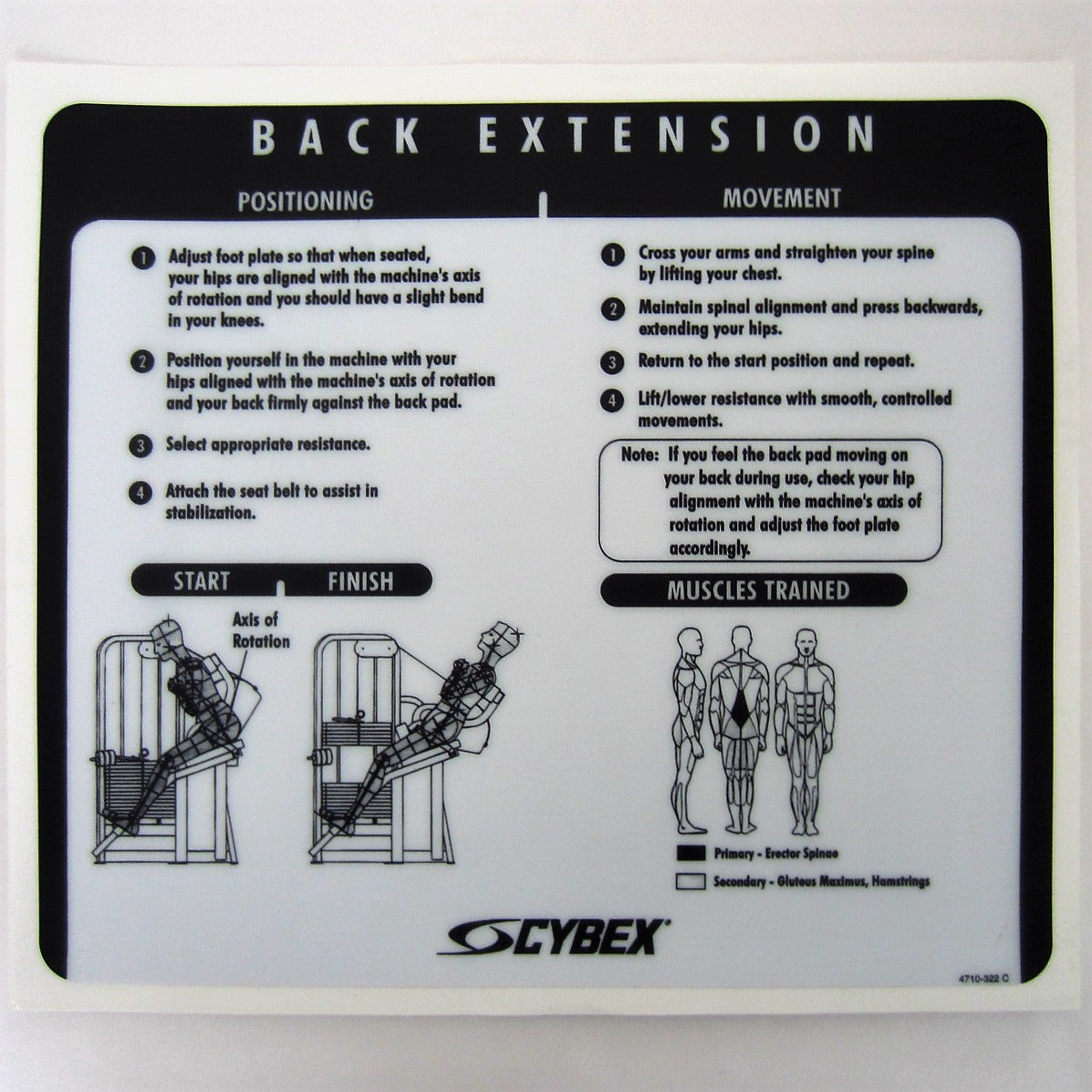 Cybex vr3 online back extension