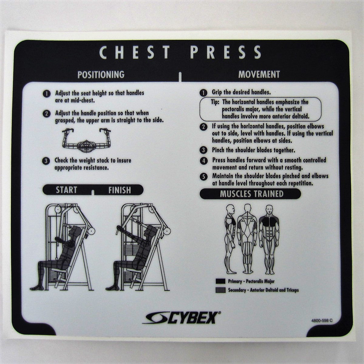 cybex return Cybex VR2 Chest Press