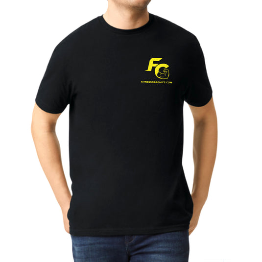 Black Short Sleeve FG Logo Tee