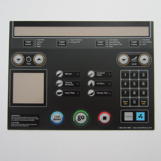 Matrix C5X Climber Keypad and Overlay