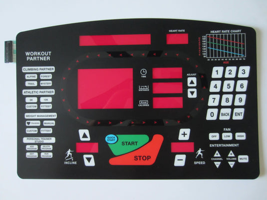 Star Trac 5600 / 6500 / 6600 Overlay Keypad