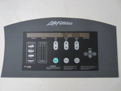 Life Fitness 93T Display Overlay