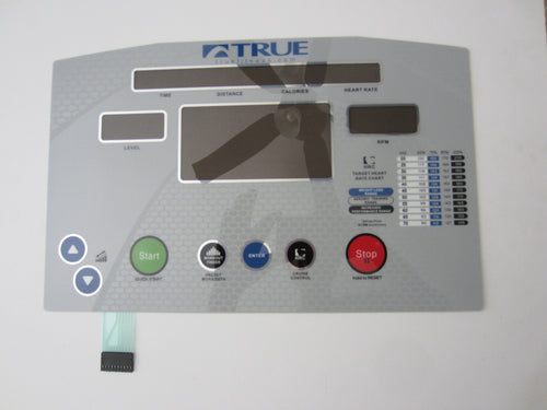 True Bike LED-TCS-TPS-TES Membrane Overlay Keypad