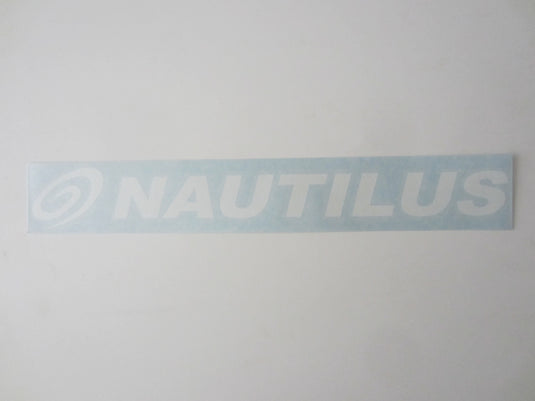 Nautilus Decal White w/ White Swoosh