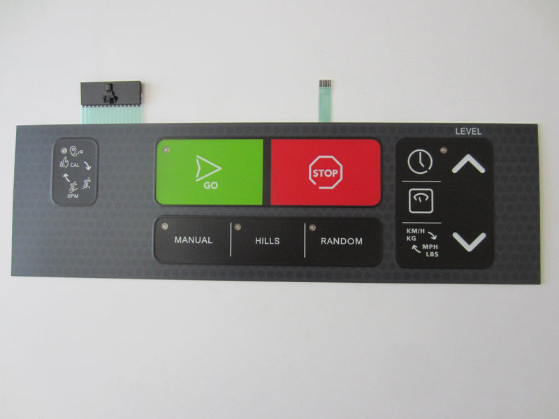 Load image into Gallery viewer, Life Fitness Integrity Power Mill C Console Overlay Keypad
