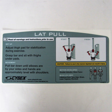 Cybex VR3 Lat Pull