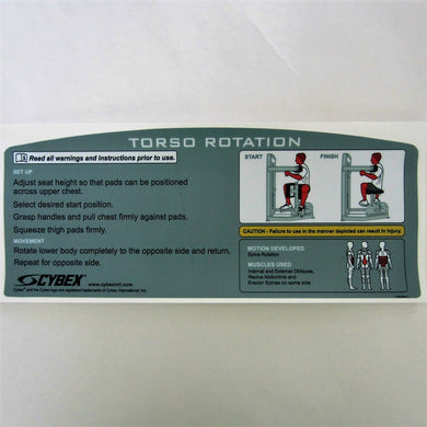 Cybex VR3 Torso Rotation