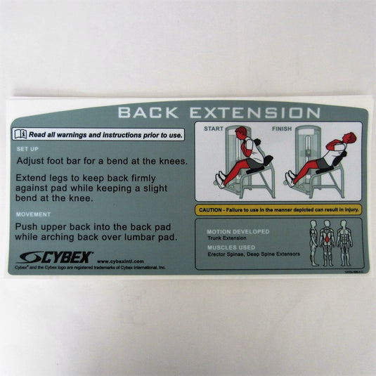 Cybex vr3 back extension clearance