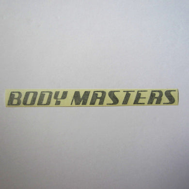 Body Masters Frame Decal 16