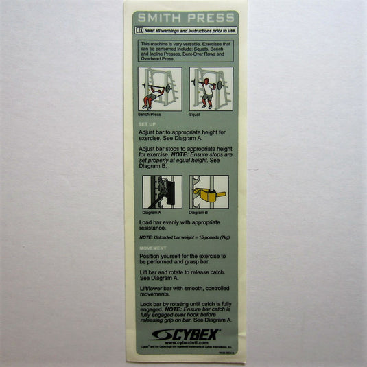 Cybex Smith Press