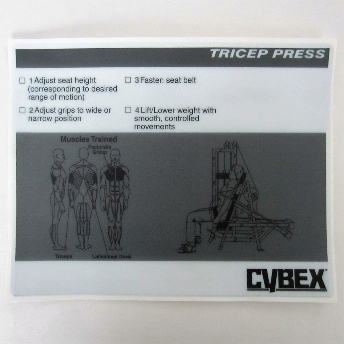 Cybex Classic Tricep Press