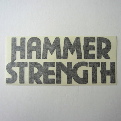 Hammer Strength Shroud Decal Black or White 10