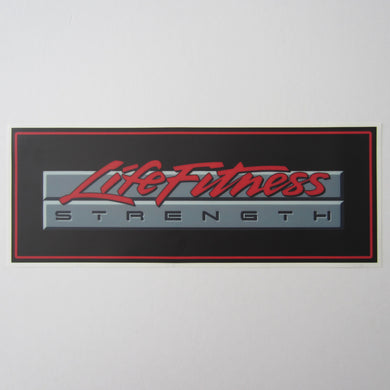 Life Fitness Strength Shroud Decal 14-3/4