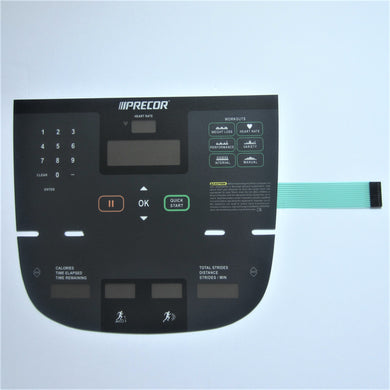 Precor 815 Elliptical Overlay Keypad