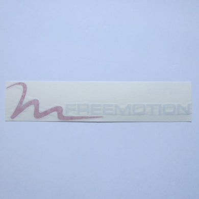 Freemotion Decal Red & White 10