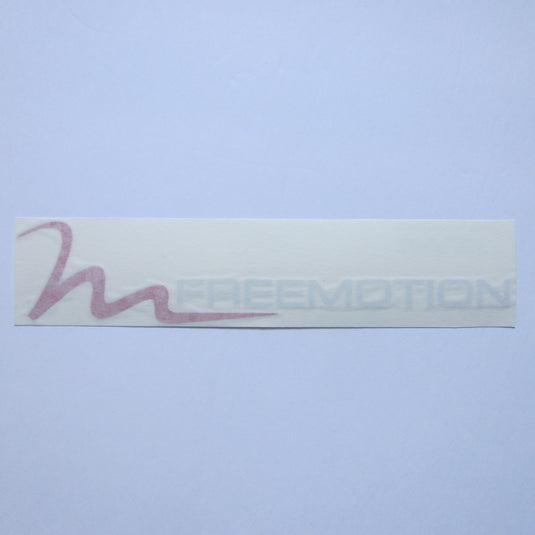 Freemotion Decal Red & White 10" x 2"