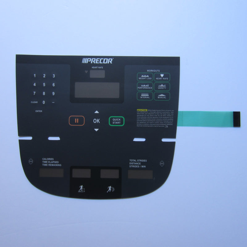 Load image into Gallery viewer, Precor P10 Elliptical Overlay Keypad
