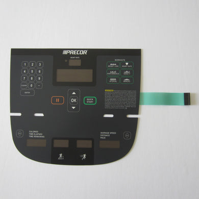 Precor P10 811 Treadmill Overlay Keypad