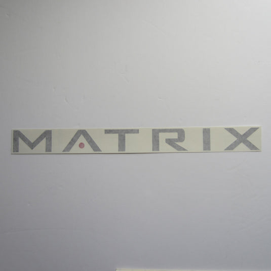 Matrix Frame Decal 19 3/4" x 1 3/4"