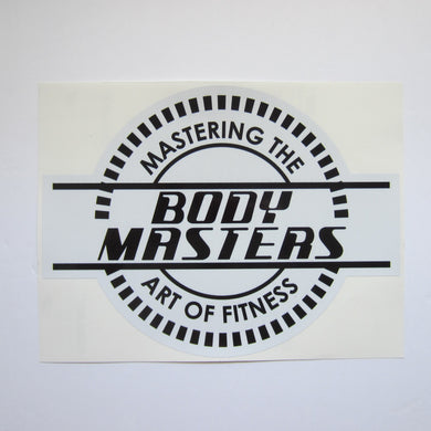 Mastering The Art of Fitness Black and White Decal 12