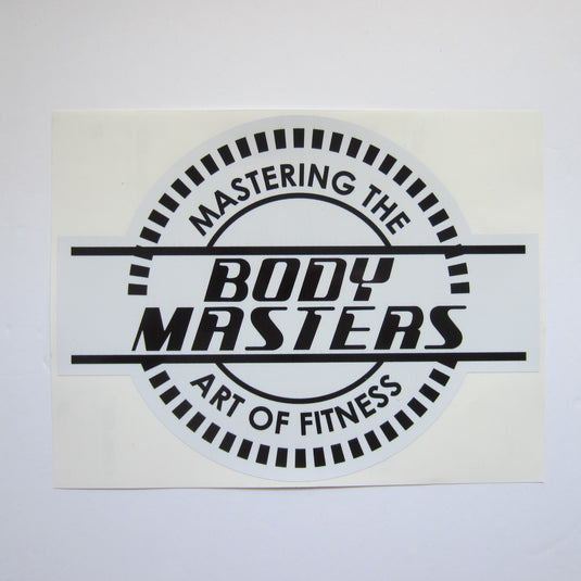 Mastering The Art of Fitness Black and White Decal 12" x 9"