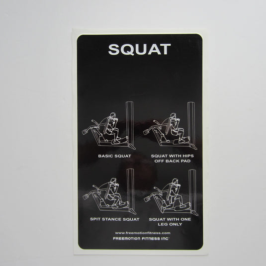 Freemotion Squat 15" x 9"