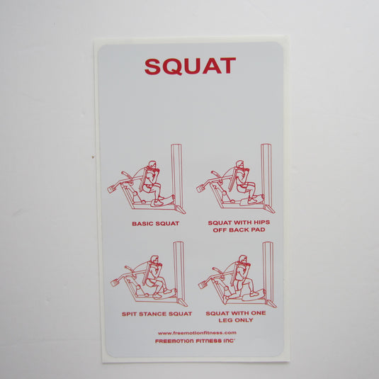Freemotion Squat 15" x 9"