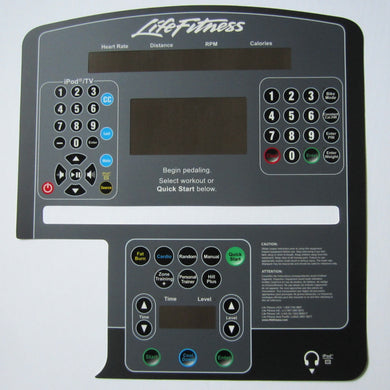 Life Fitness CLSR / C Integrity Bike Overlay