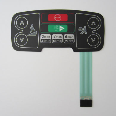 Life Fitness 95T Inspire / Engage Activity Zone Overlay & Keypad 9 Pin