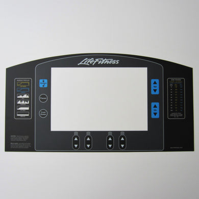 Life Fitness 95Te Display Overlay