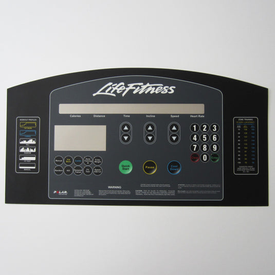 Life Fitness 95Ti Display Overlay, "Integrity Look"