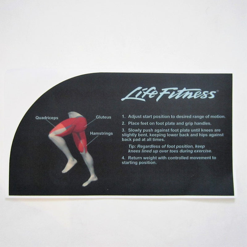Load image into Gallery viewer, Pro 2 Seated Leg Press Instruction Decal Set
