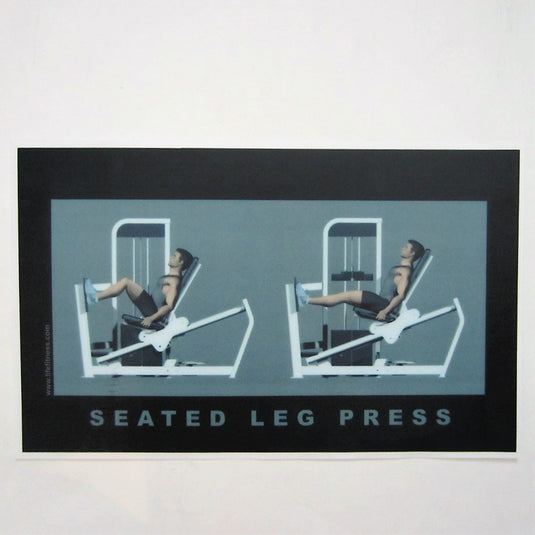 Pro 2 Seated Leg Press Instruction Decal Set