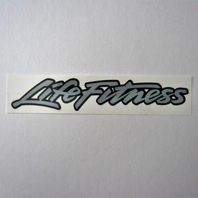 Life Fitness Decal Grey / Black 10