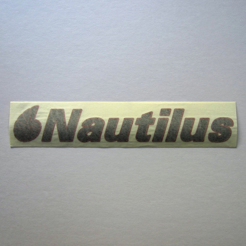 Load image into Gallery viewer, Nautilus Decal Black w/ Red Outline

