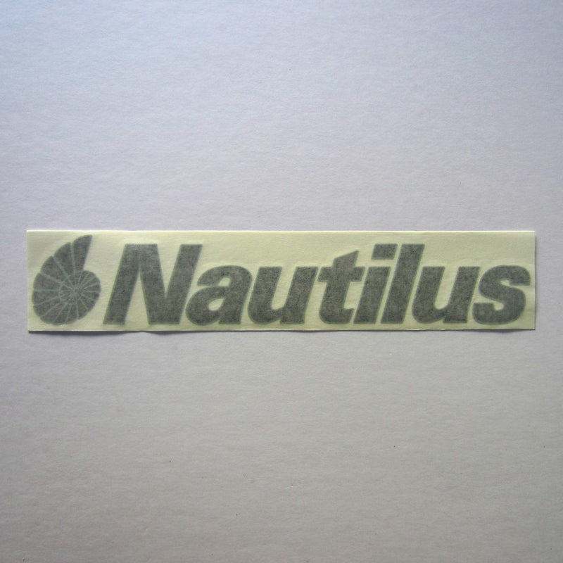 Load image into Gallery viewer, Nautilus Decal Dark Gray w/ Gray Outline
