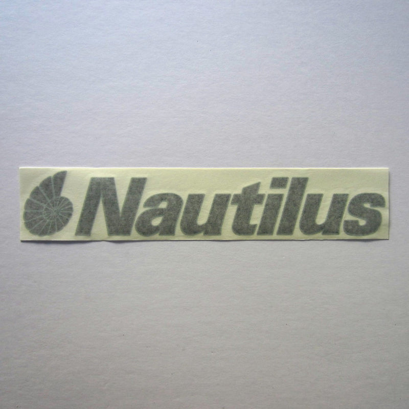 Load image into Gallery viewer, Nautilus Decal Dark Gray w/ Gray Outline
