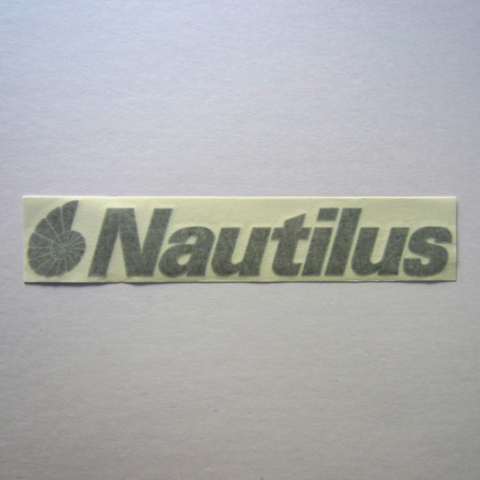 Nautilus Decal Dark Gray w/ Gray Outline