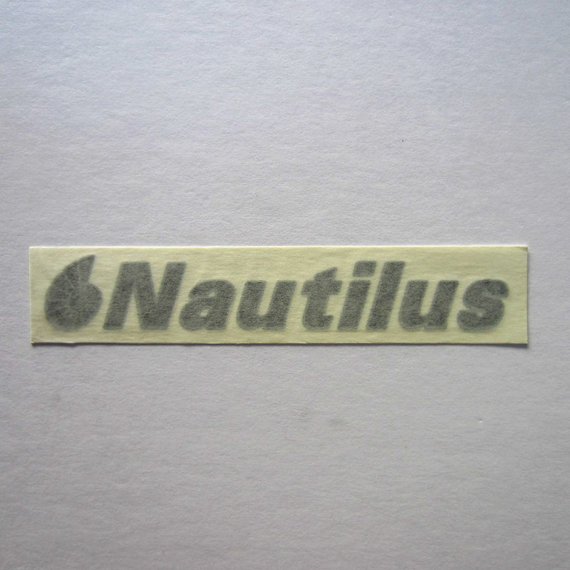 Load image into Gallery viewer, Nautilus Decal Dark Gray w/ Gray Outline
