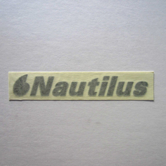 Nautilus Decal Dark Gray w/ Gray Outline